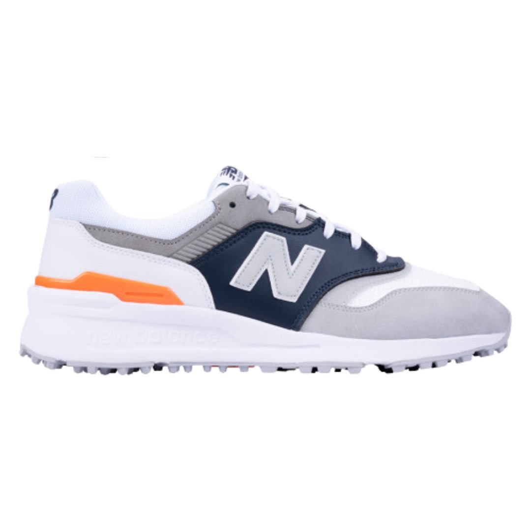 New Balance 997 SL Spikeless Golf Shoe - Grey / White - New Balance