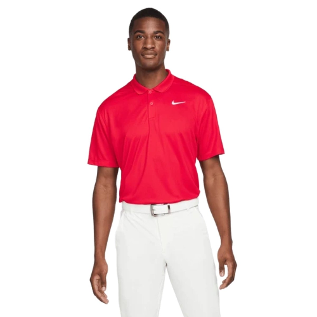 Nike DF Victory Solid Polo - University Red / White - Nike Golf