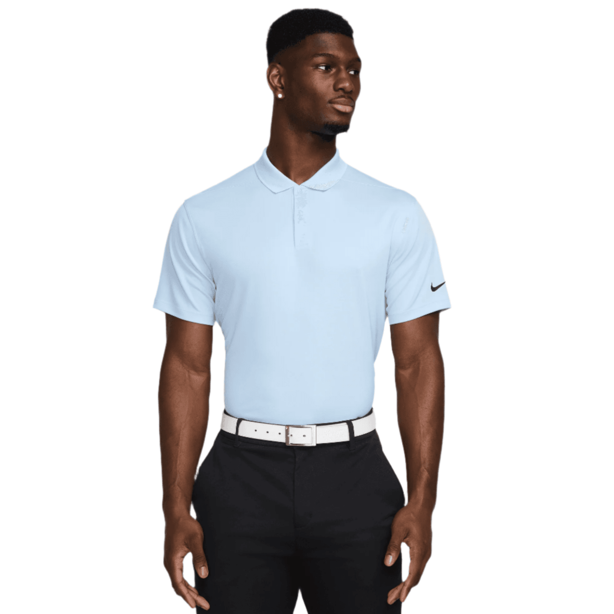 Nike Dri - Fit Victory Solid Polo - Psychic Blue (Logo Sleeve) - Nike Golf