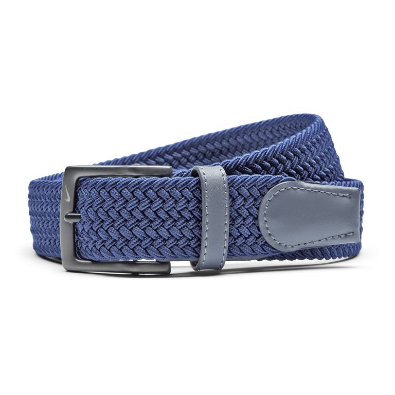 Nike Stretch Woven Golf Belt - Navy - Nike Golf
