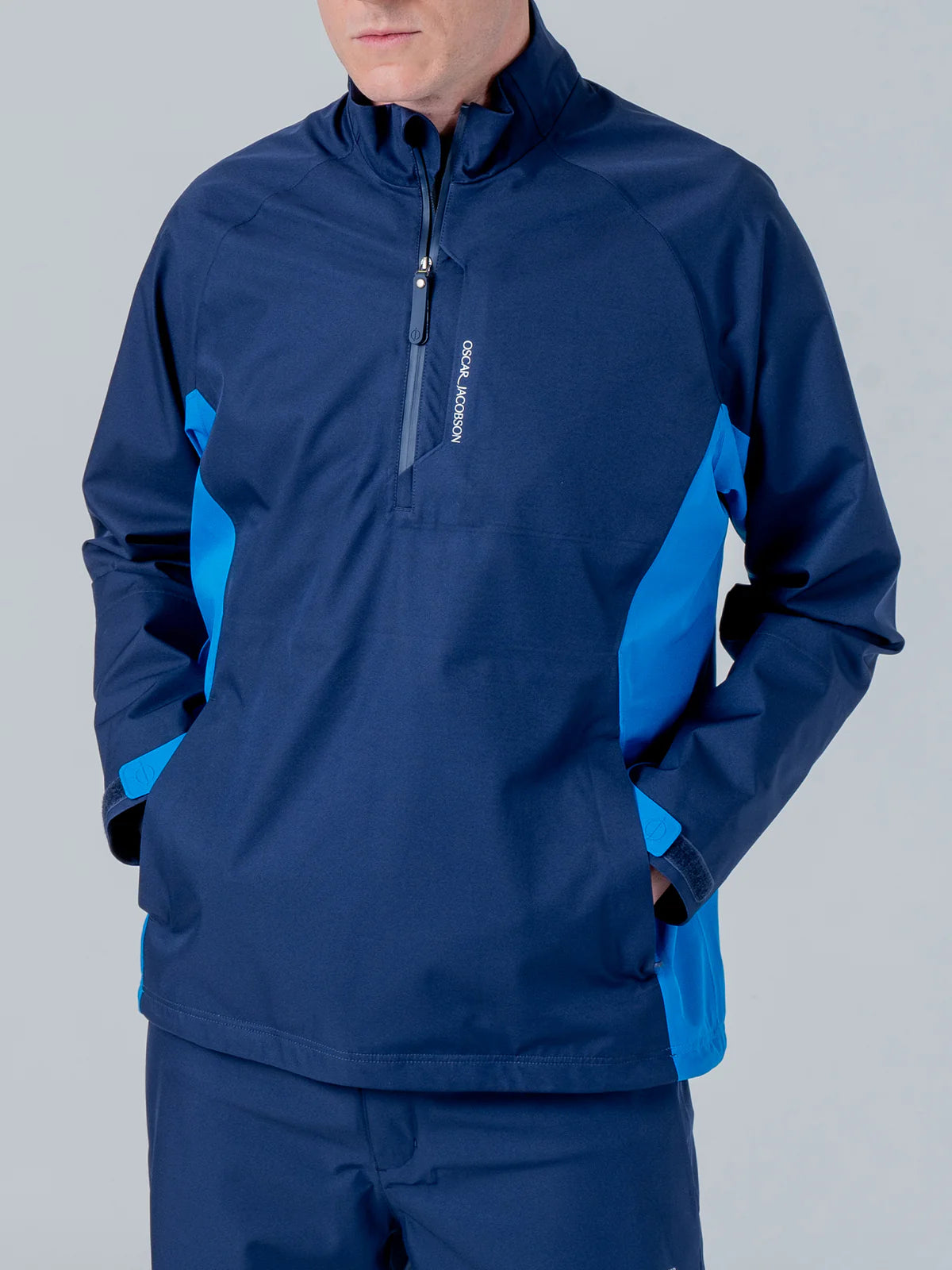 Oscar Jacobson Pinewood Waterproof Jacket - Navy / Cobalt