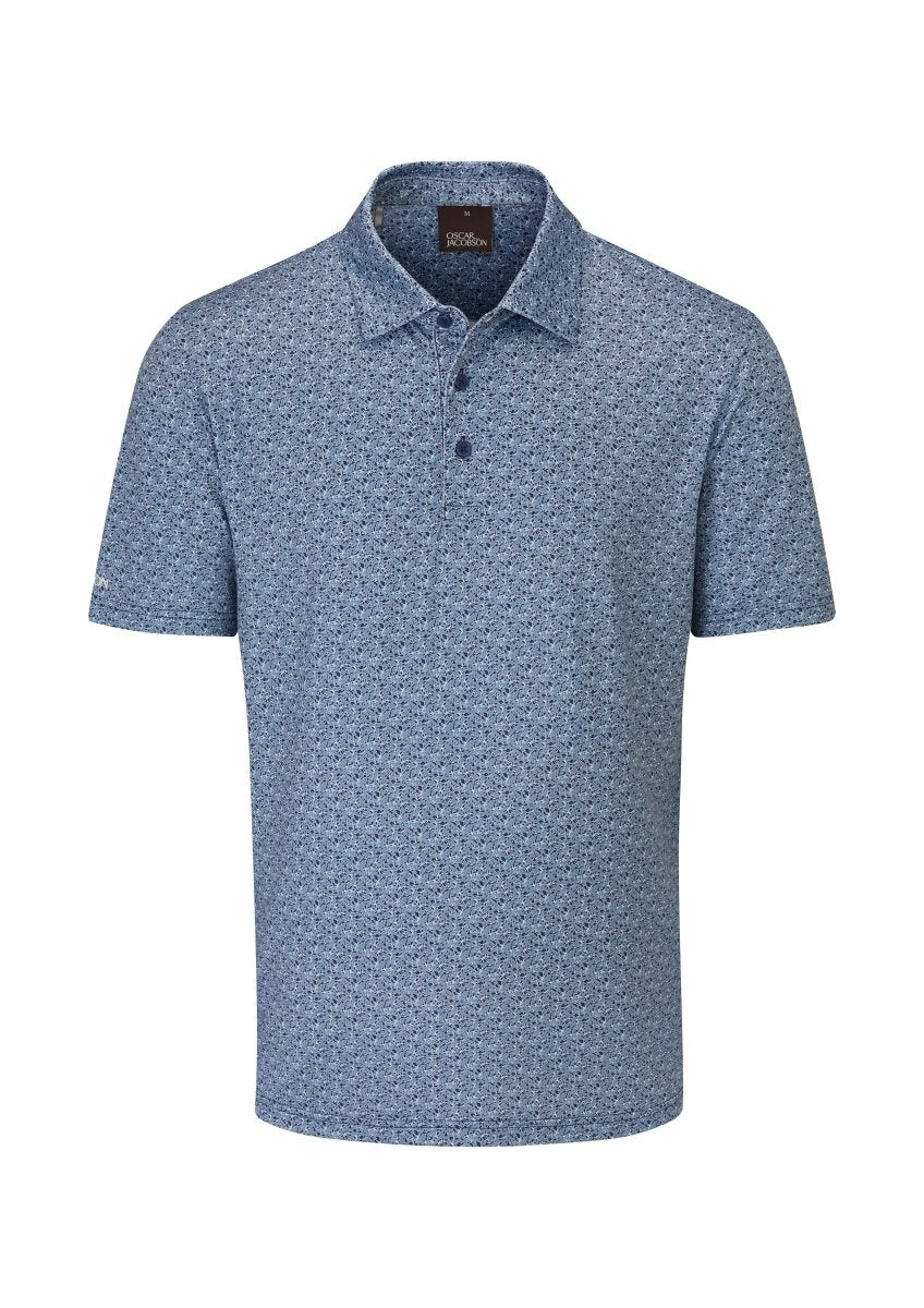 Oscar Jacobson Northcote Polo Shirt - Skyway - Oscar Jacobson
