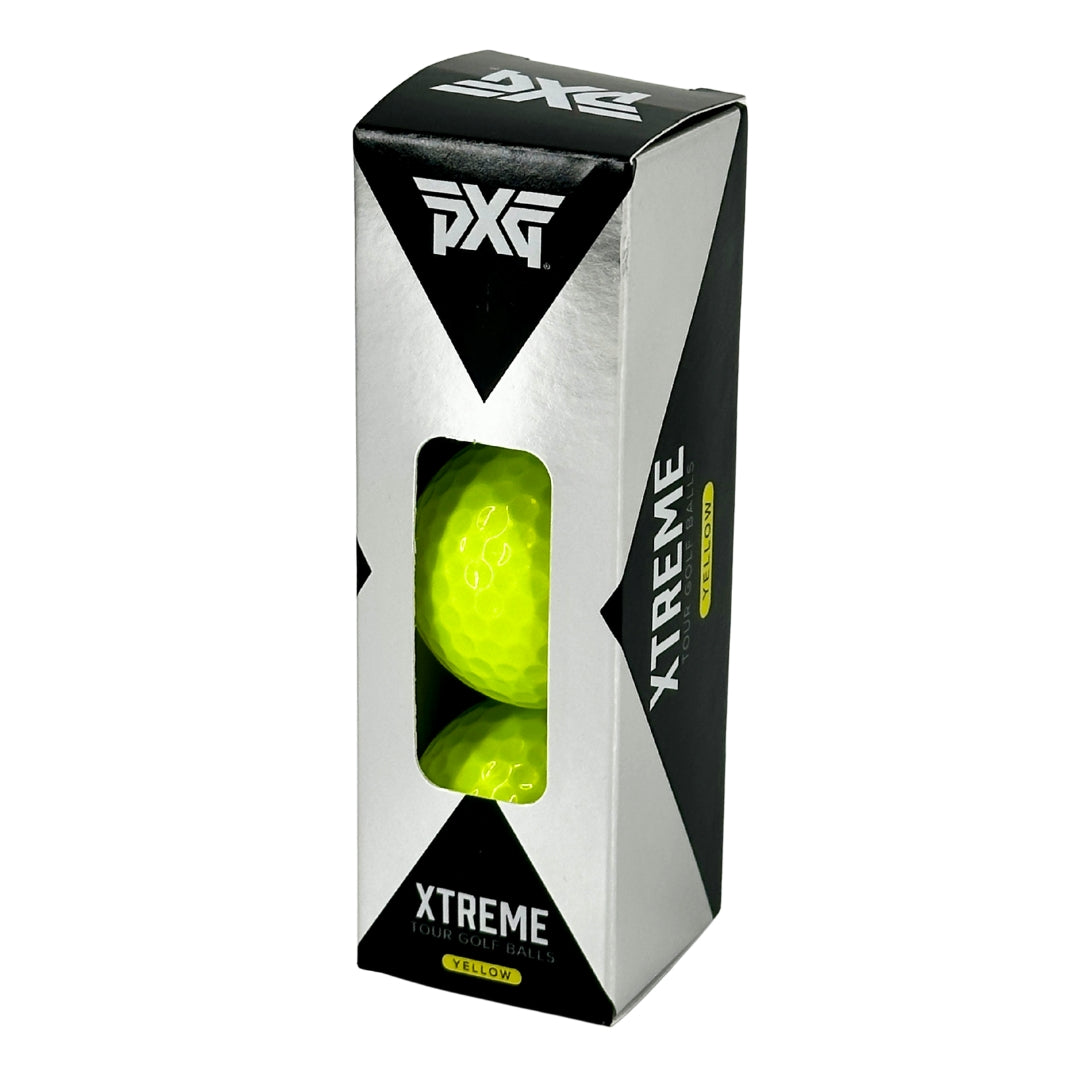 PXG Xtreme Tour Golf Ball - Yellow (3 Ball Sleeve)