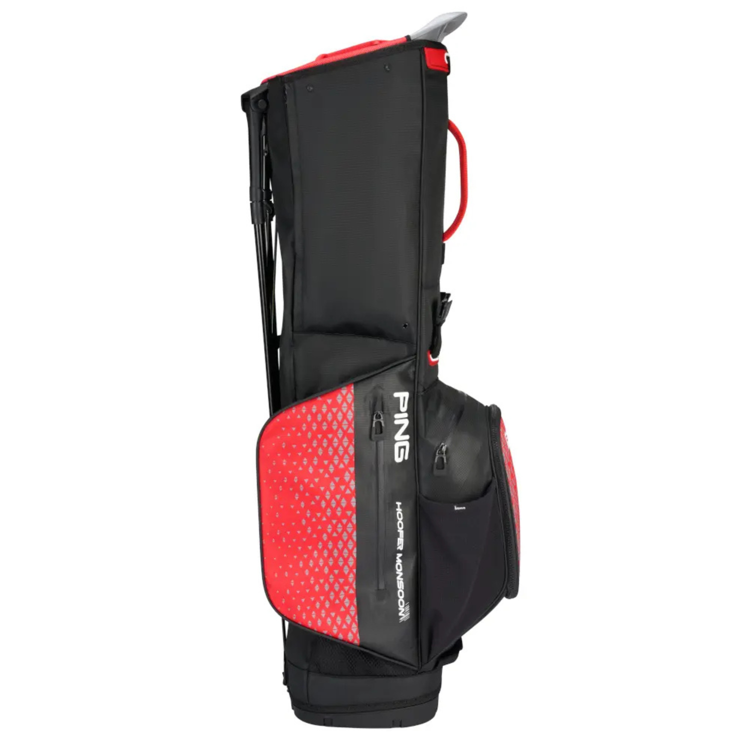 Ping Hoofer Monsoon 231 Stand Bag - Black/Red