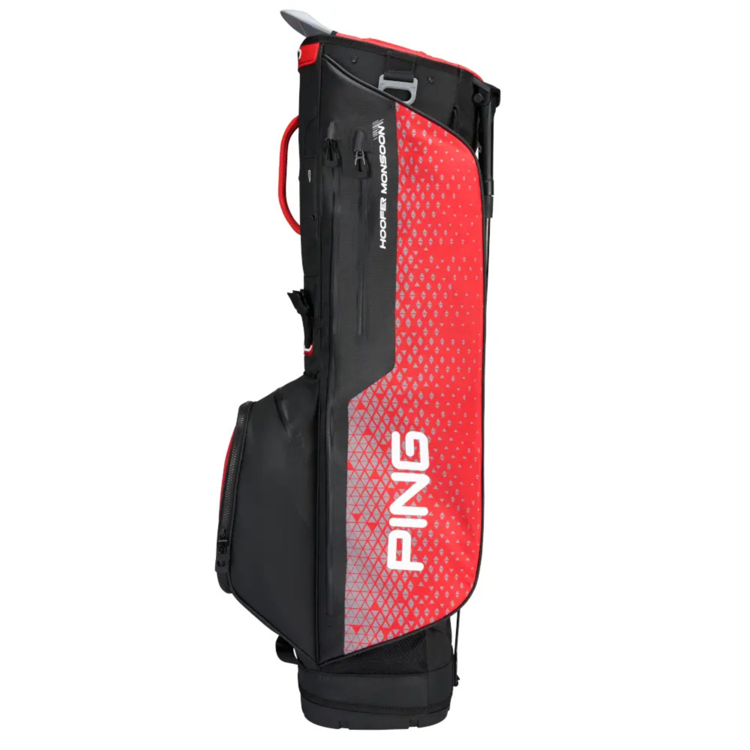Ping Hoofer Monsoon 231 Stand Bag - Black/Red
