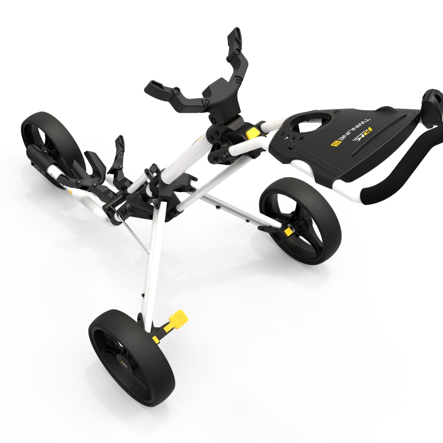 PowaKaddy Twinline 5 Lite Golf Trolley - White