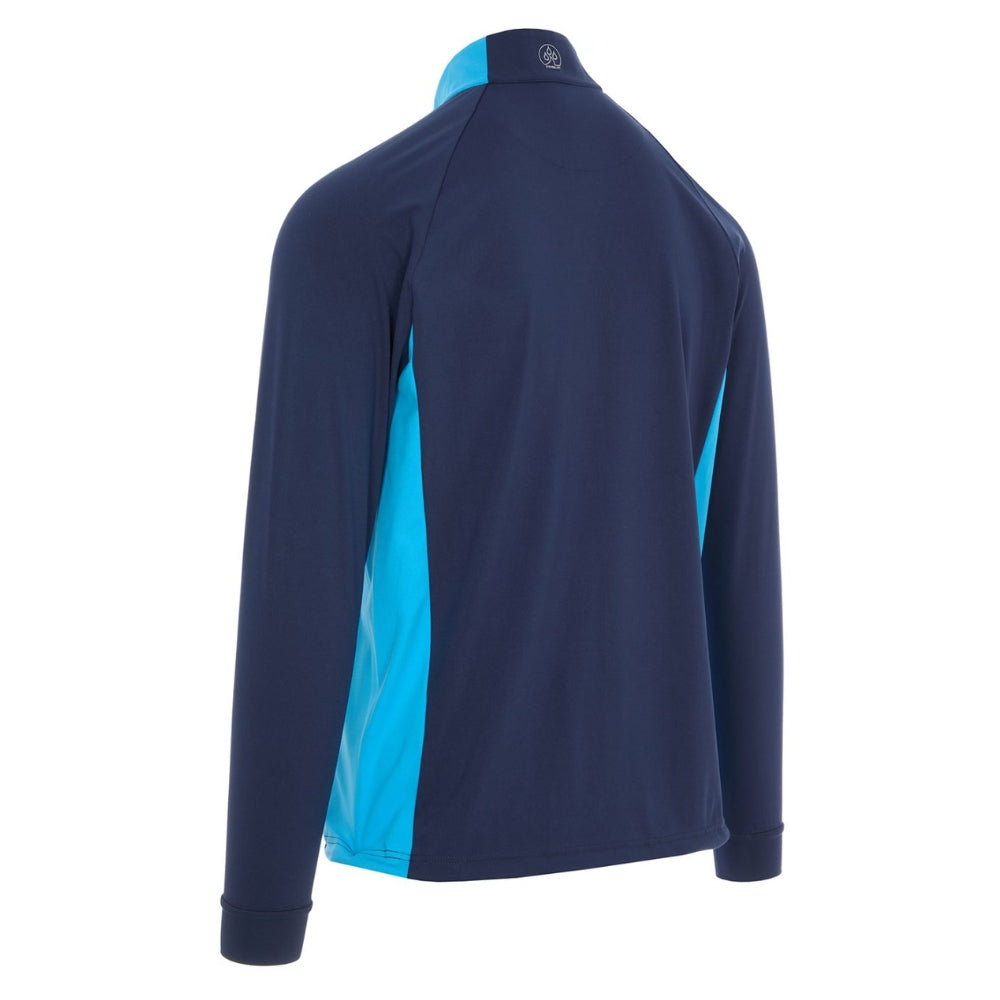 ProQuip Mens Jasper 1/4 Zip Golf Midlayer - Navy / Azure