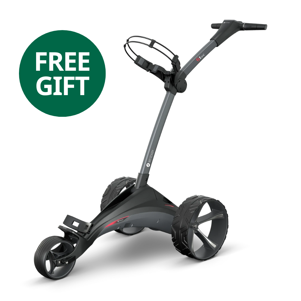 Motocaddy 2025 S1 DHC Ultra Lithium Electric Golf Trolley