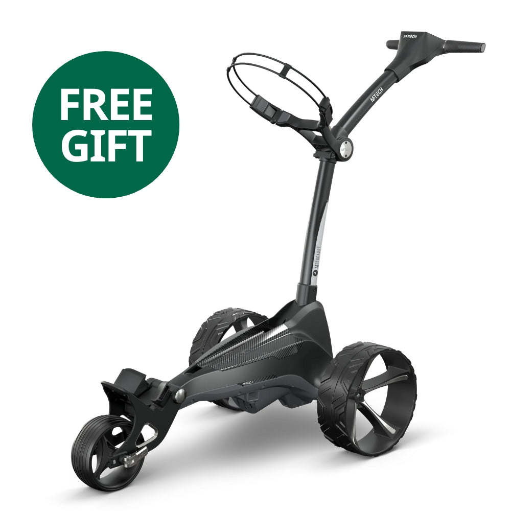 Motocaddy 2025 M-Tech GPS Electric Golf Trolley – Ultra+ Lithium