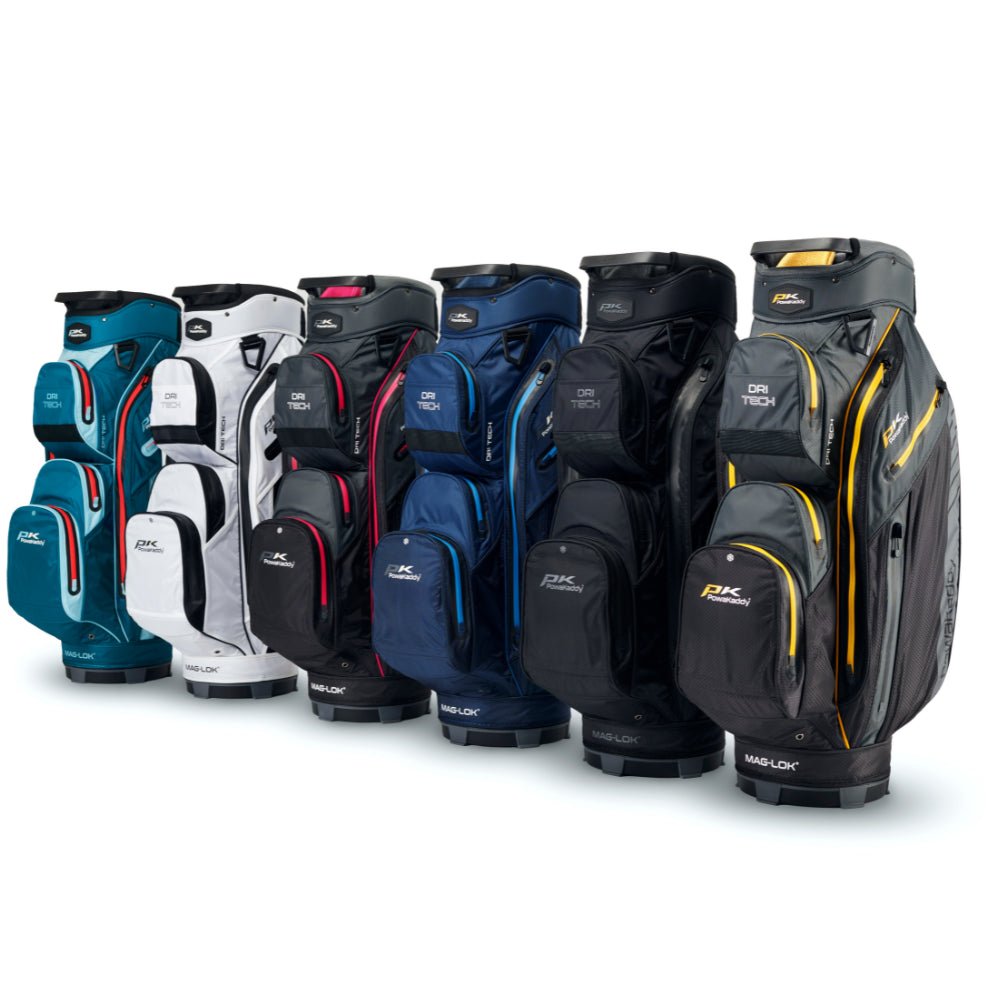 Powakaddy 2024 Dri Tech Cart Bag - Blue / Baby Blue / Red - PowaKaddy