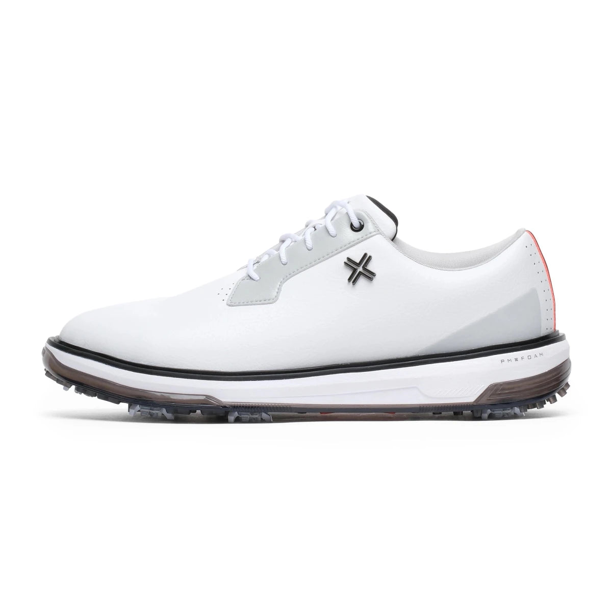 PAYNTR Reserve Classic RS Spiked Golf Shoes - White - Payntr