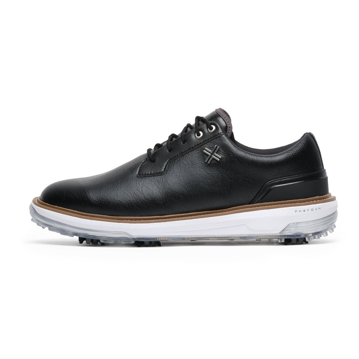 PAYNTR Speed Reserve Classic Tour Spiked Golf Shoes - Black - Payntr