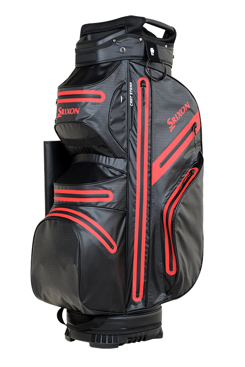 Srixon Weatherproof Cart Bag - Black / Red - Srixon