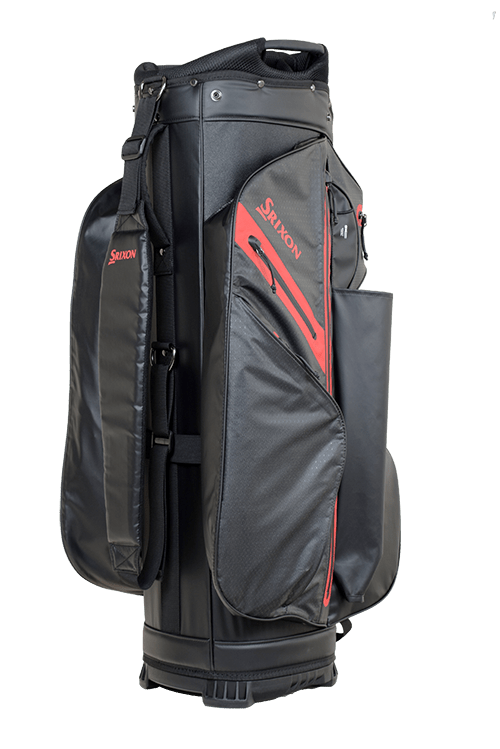 Srixon Weatherproof Cart Bag - Black / Red - Srixon