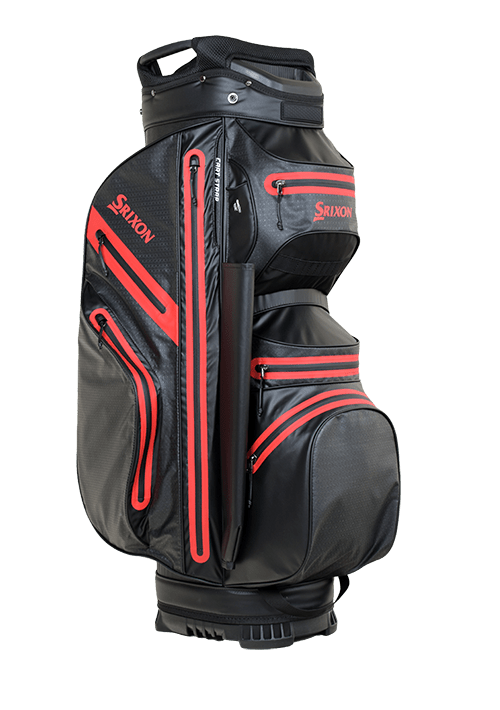 Srixon Weatherproof Cart Bag - Black / Red - Srixon
