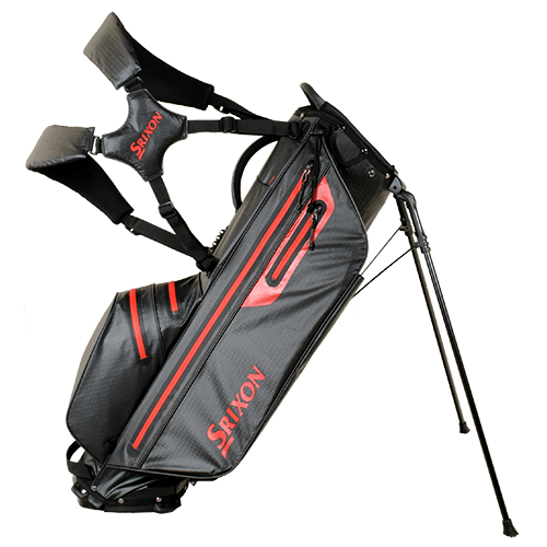 Srixon Weatherproof Stand Bag - Black / Red - Srixon