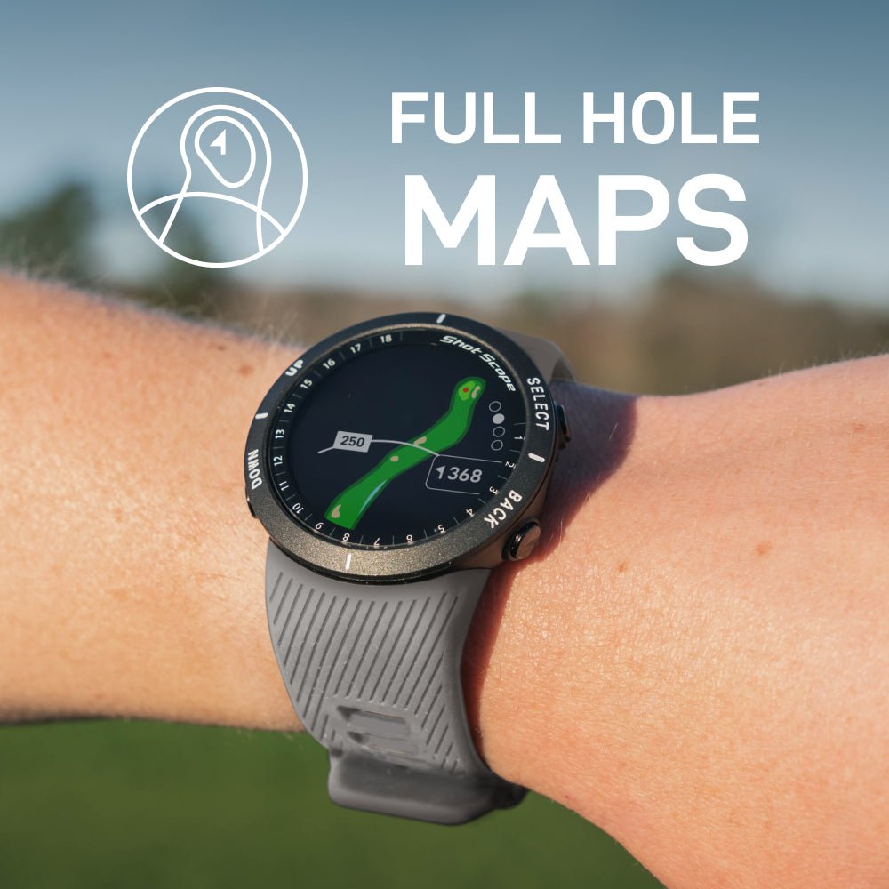 Shot Scope V5 GPS GPS & Tracking Watch - Grey - Shot Scope