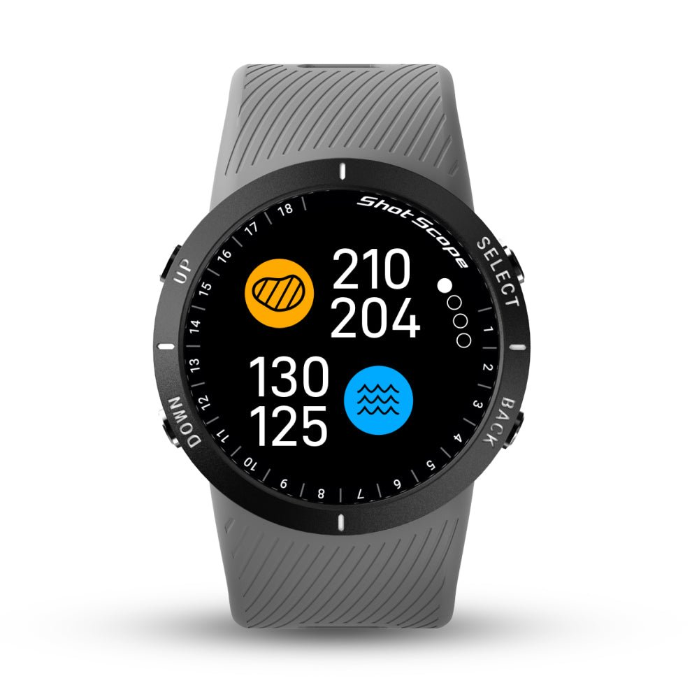 Shot Scope V5 GPS GPS & Tracking Watch - Grey - Shot Scope