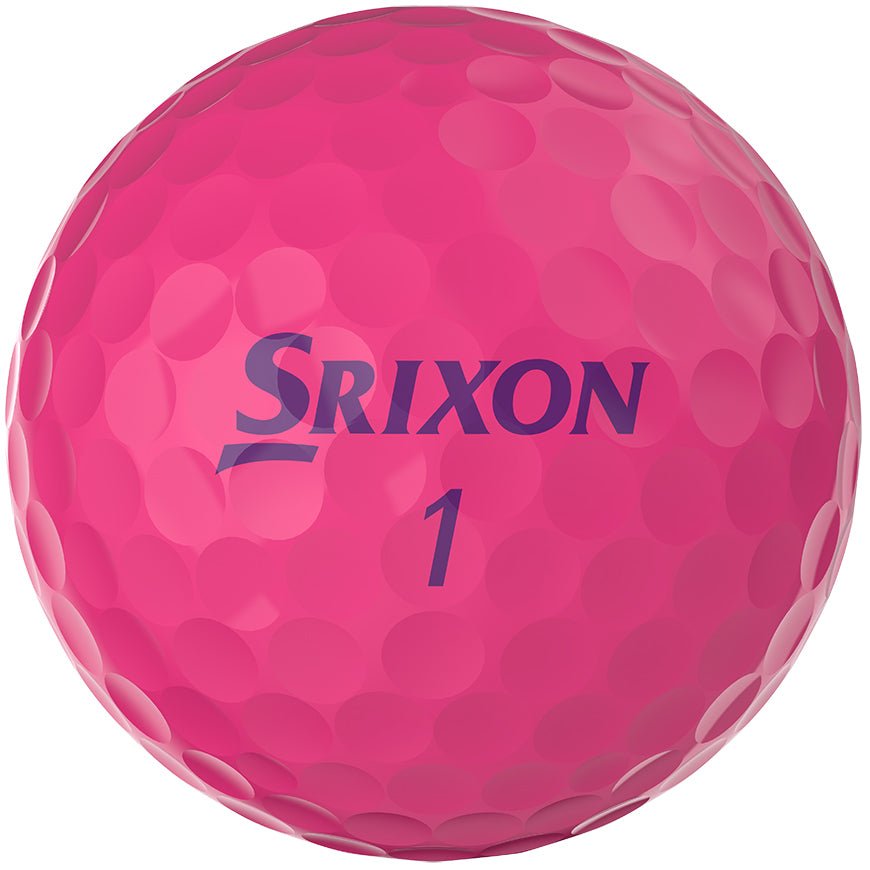 Srixon Soft Feel Lady Pink Golf Balls (3 Ball Sleeve) - Srixon