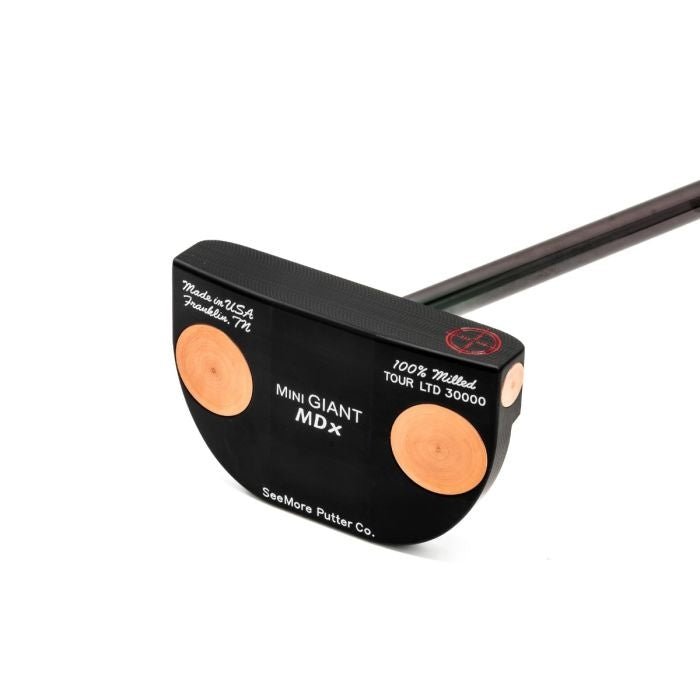 SeeMore Mini Giant MDX Black Golf Putter - SeeMore
