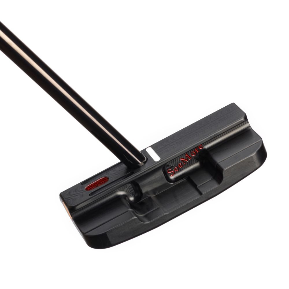 SeeMore Mini Giant Deep Flange Black Golf Putter - SeeMore