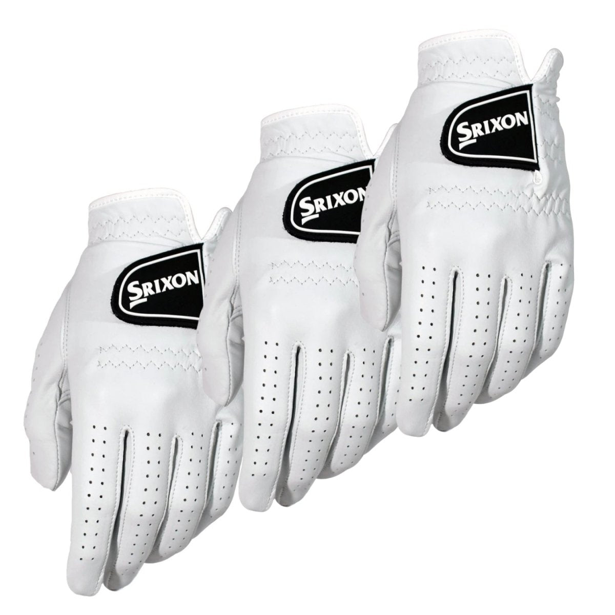 Srixon Premium Cabretta Leather Golf Glove (3 Pack Bundle) - Srixon