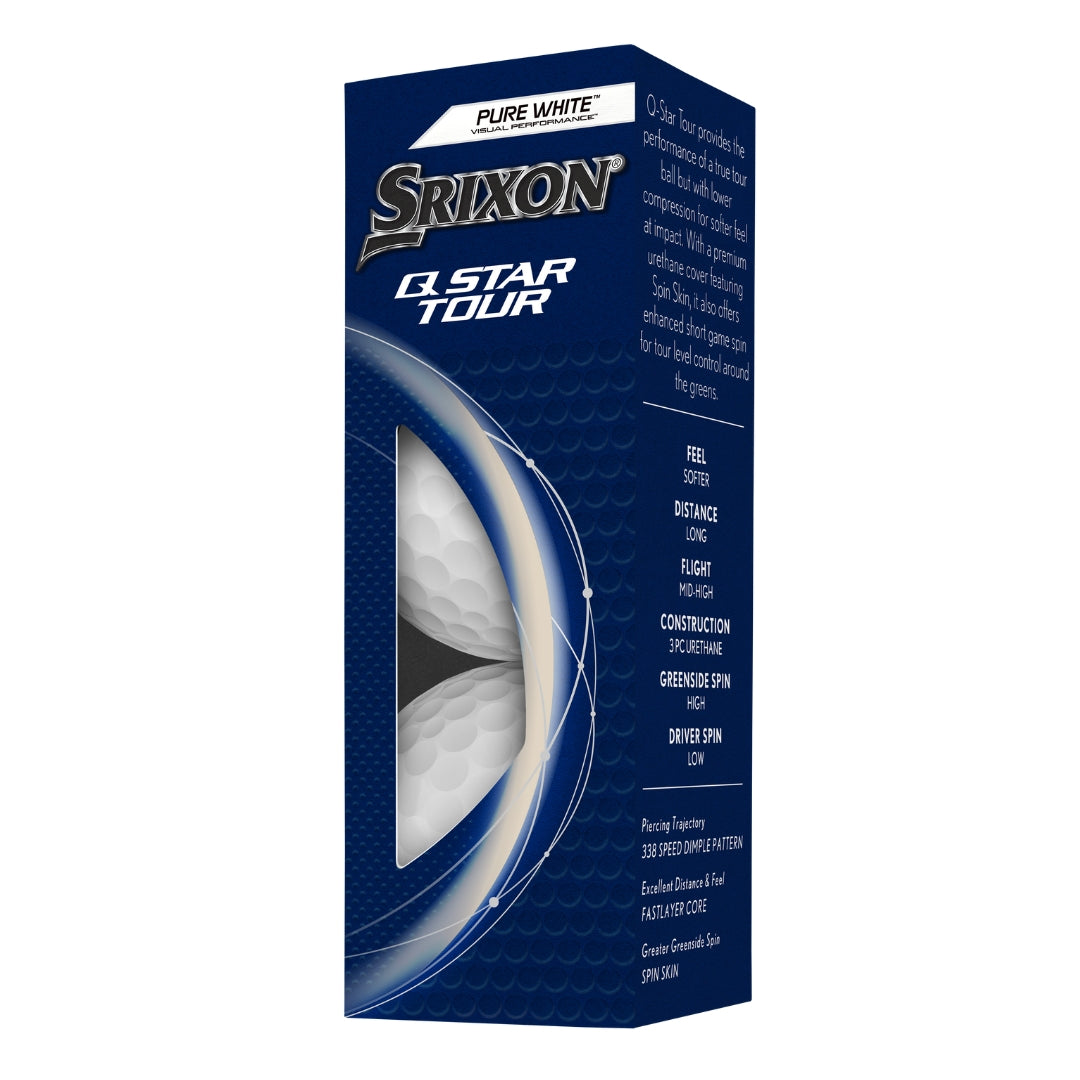 Srixon Q Star Tour Golf Balls (3 Ball Sleeve)