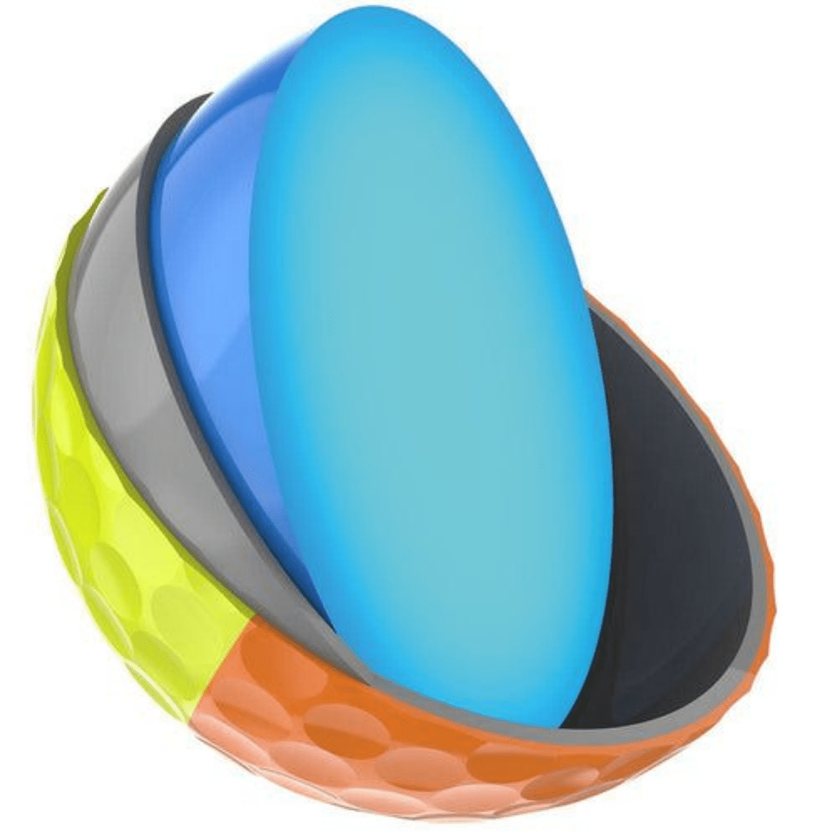 Srixon Q Star Tour Divide Yellow/Orange Golf Balls - Srixon