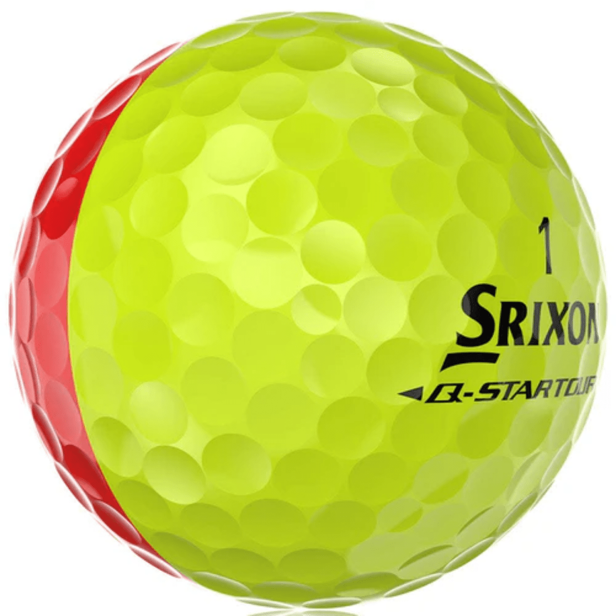 Srixon Q Star Tour Divide Yellow/Red Golf Balls - Srixon