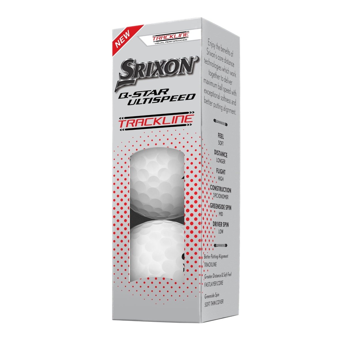 Srixon Q Star Ultispeed Golf Balls (3 Ball Sleeve) - Srixon
