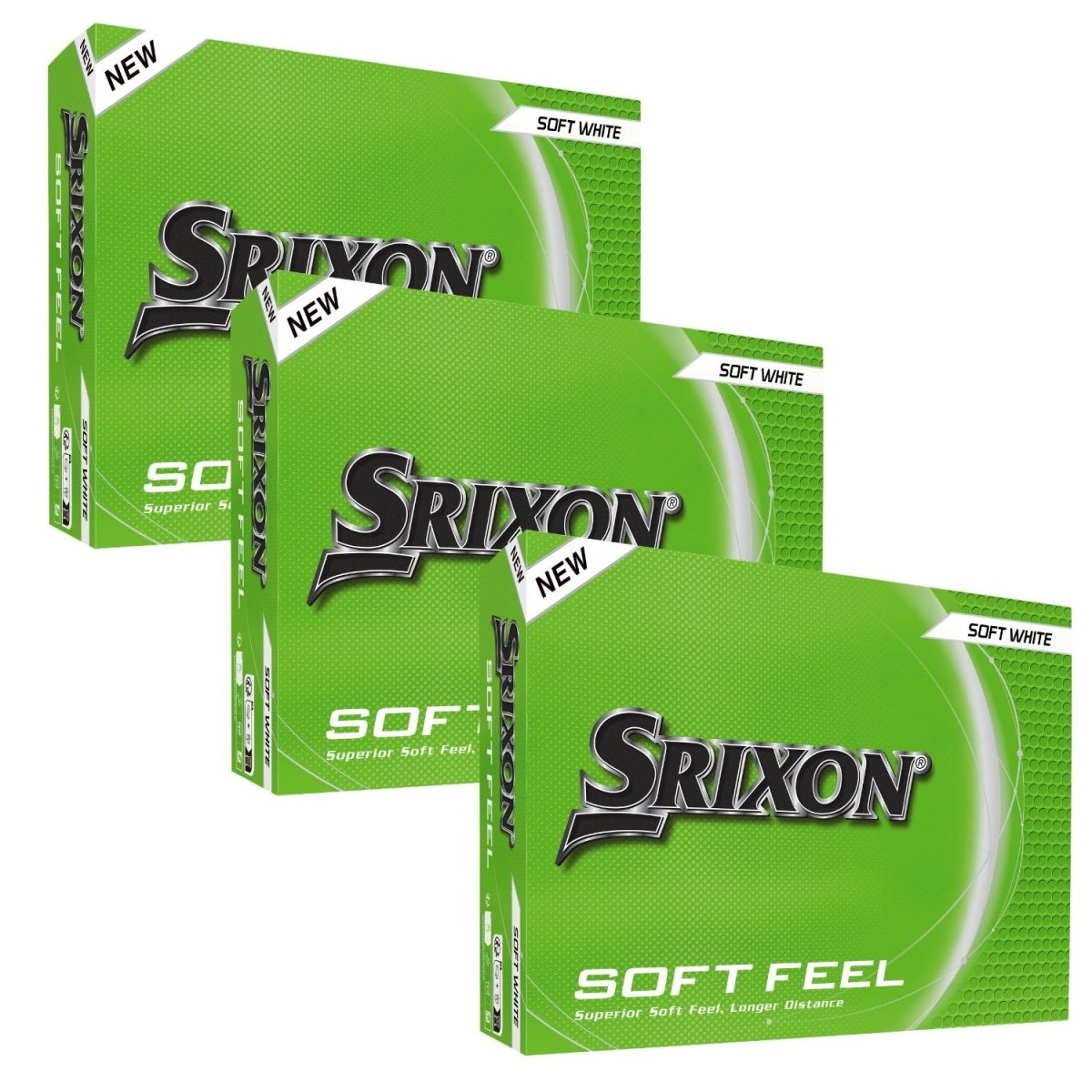 Srixon Soft Feel 3 Dozen Bundle Golf Balls - Srixon