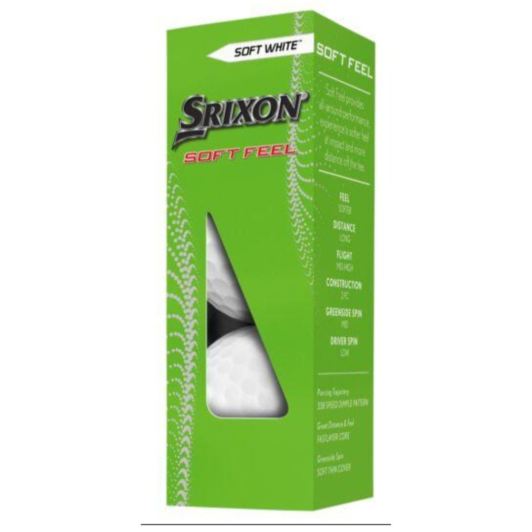 Srixon Soft Feel Golf Balls (3 Ball Sleeve)