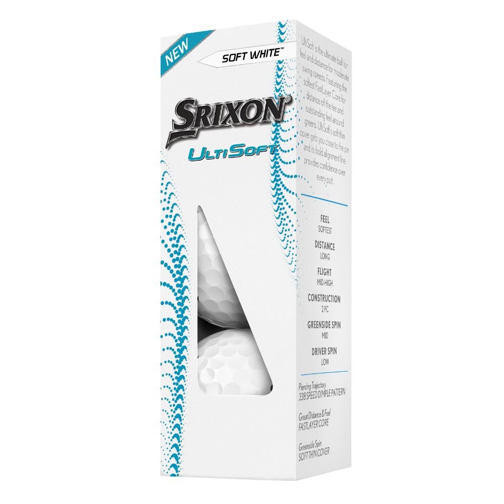 Srixon Ultisoft 2025 Golf Balls (3 Ball Sleeve) - Srixon
