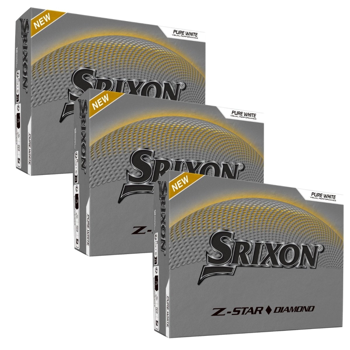 Srixon Z-Star Diamond 3 Dozen Bundle Golf Balls - Srixon