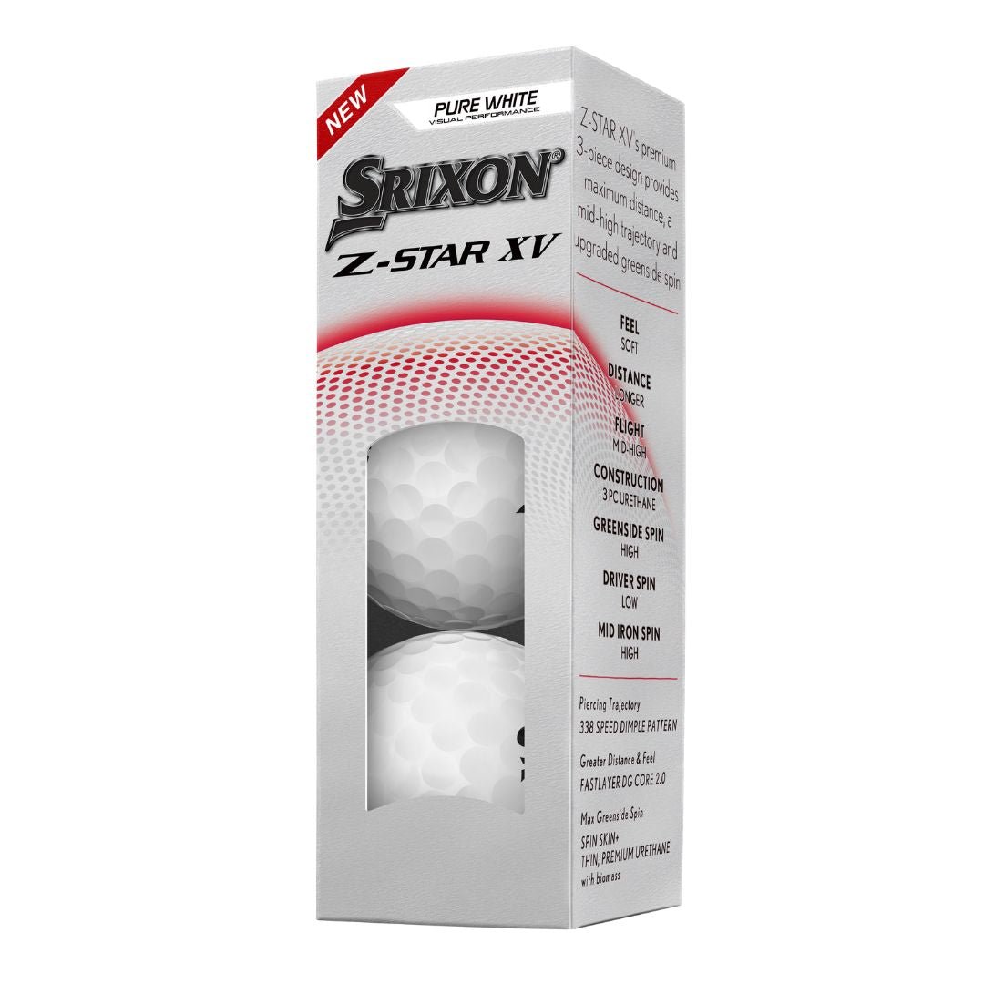 Srixon Z - Star XV 2025 Golf Balls (3 Ball Sleeve) - Srixon