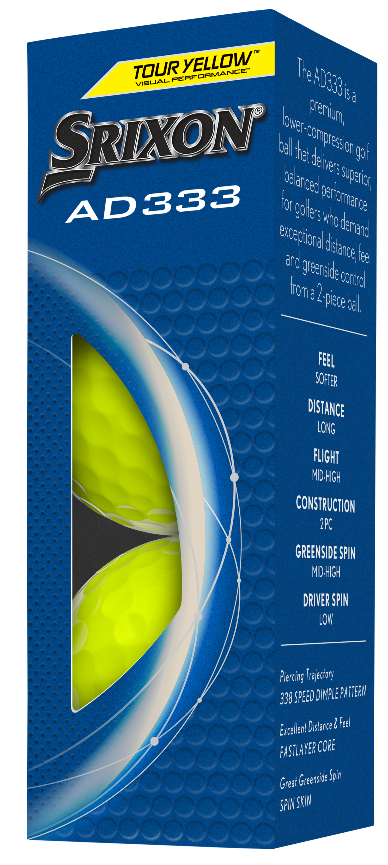 Srixon AD333 3 Ball Sleeve