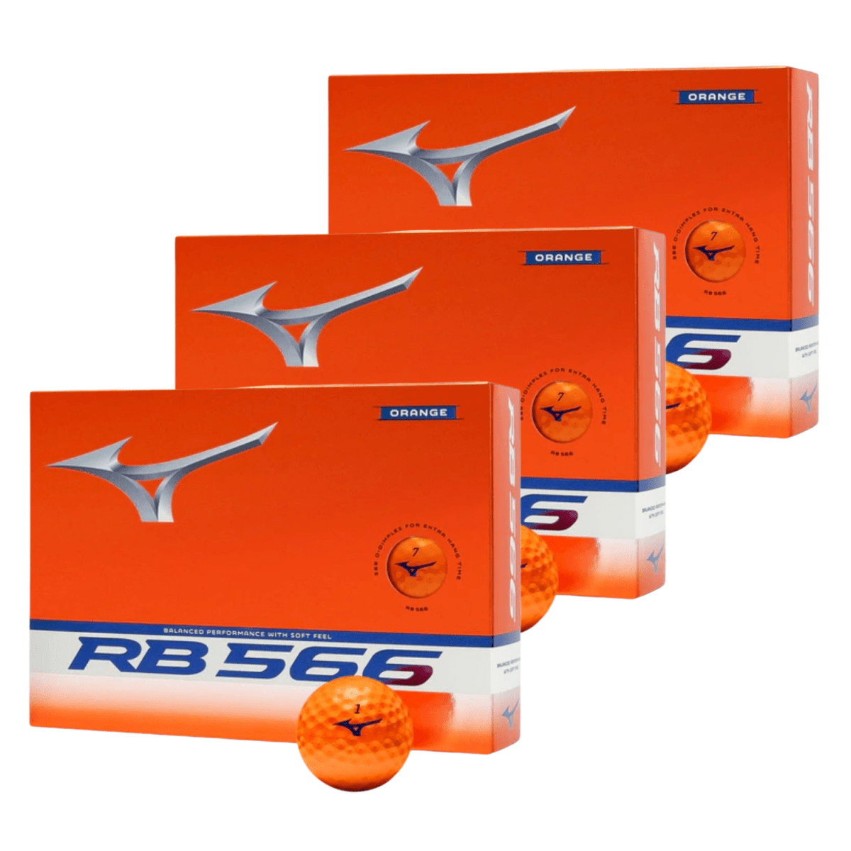 Mizuno RB 566 Golf Balls 3 Dozen Bundle - Orange - Mizuno