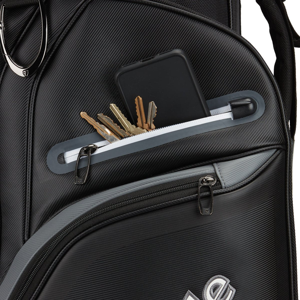 Taylormade Deluxe Cart Bag - Black/Grey - TaylorMade