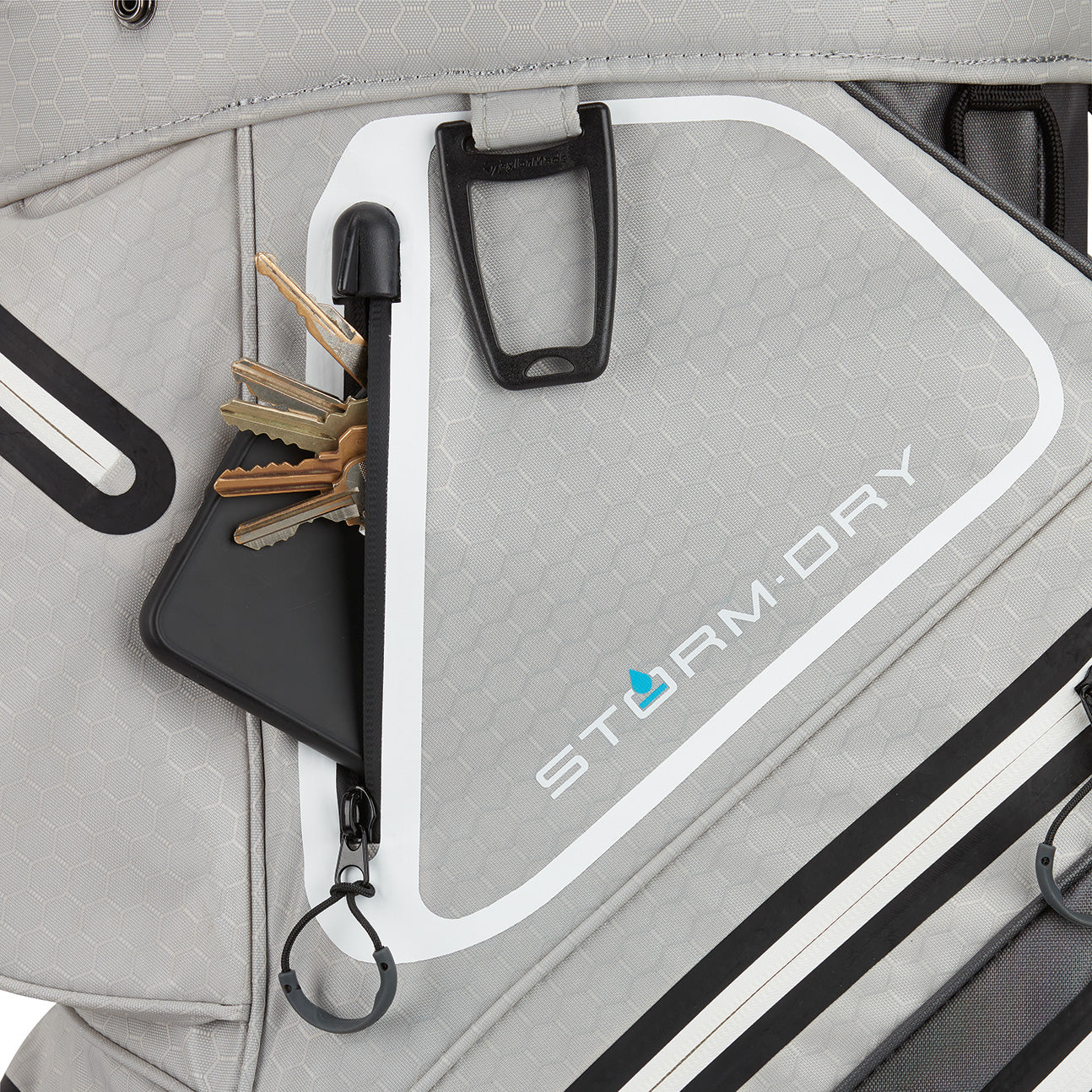 Taylormade Storm Dry Cart Bag - Dark Grey/Light Grey