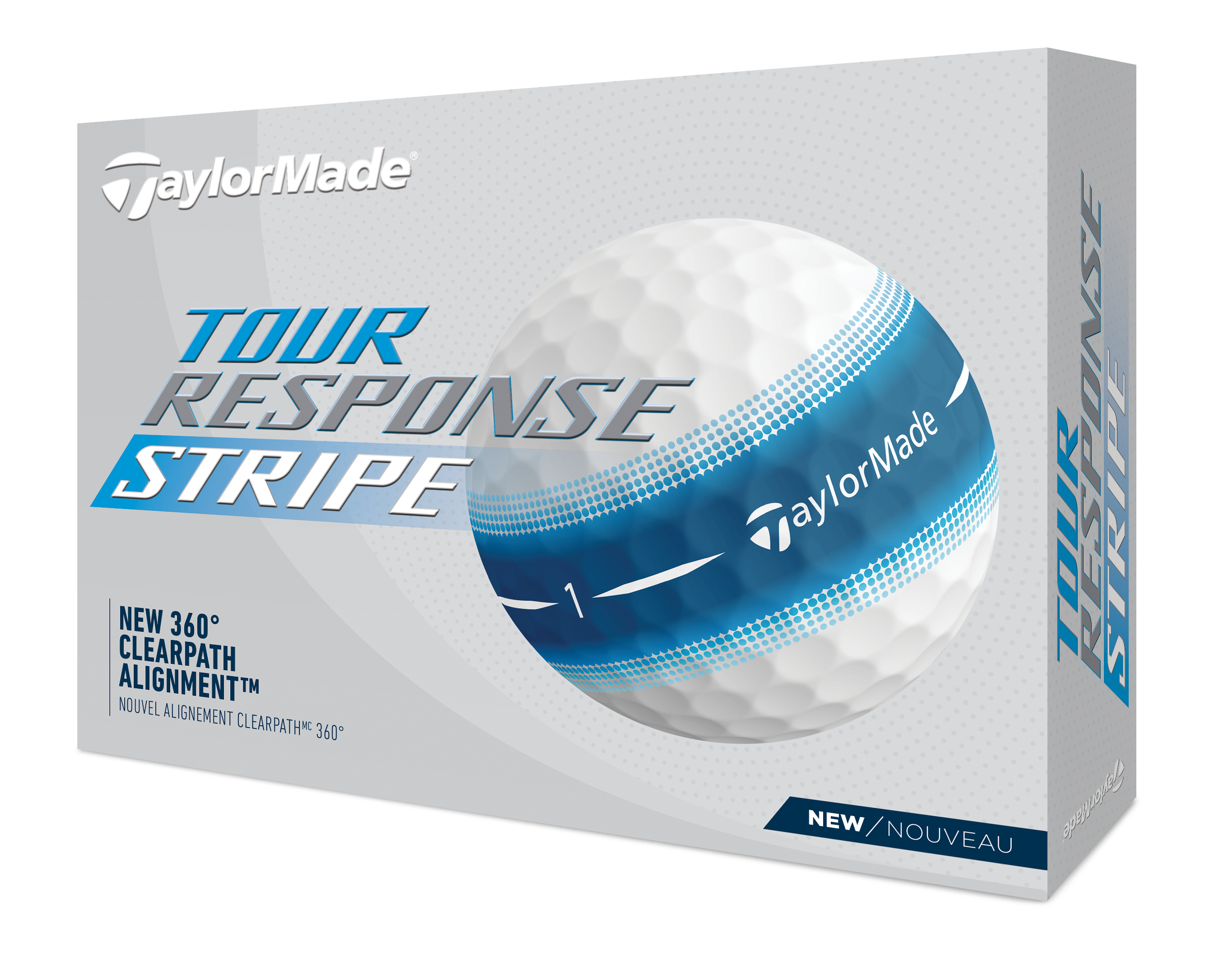 TaylorMade Tour Response Stripe Blue Golf Balls