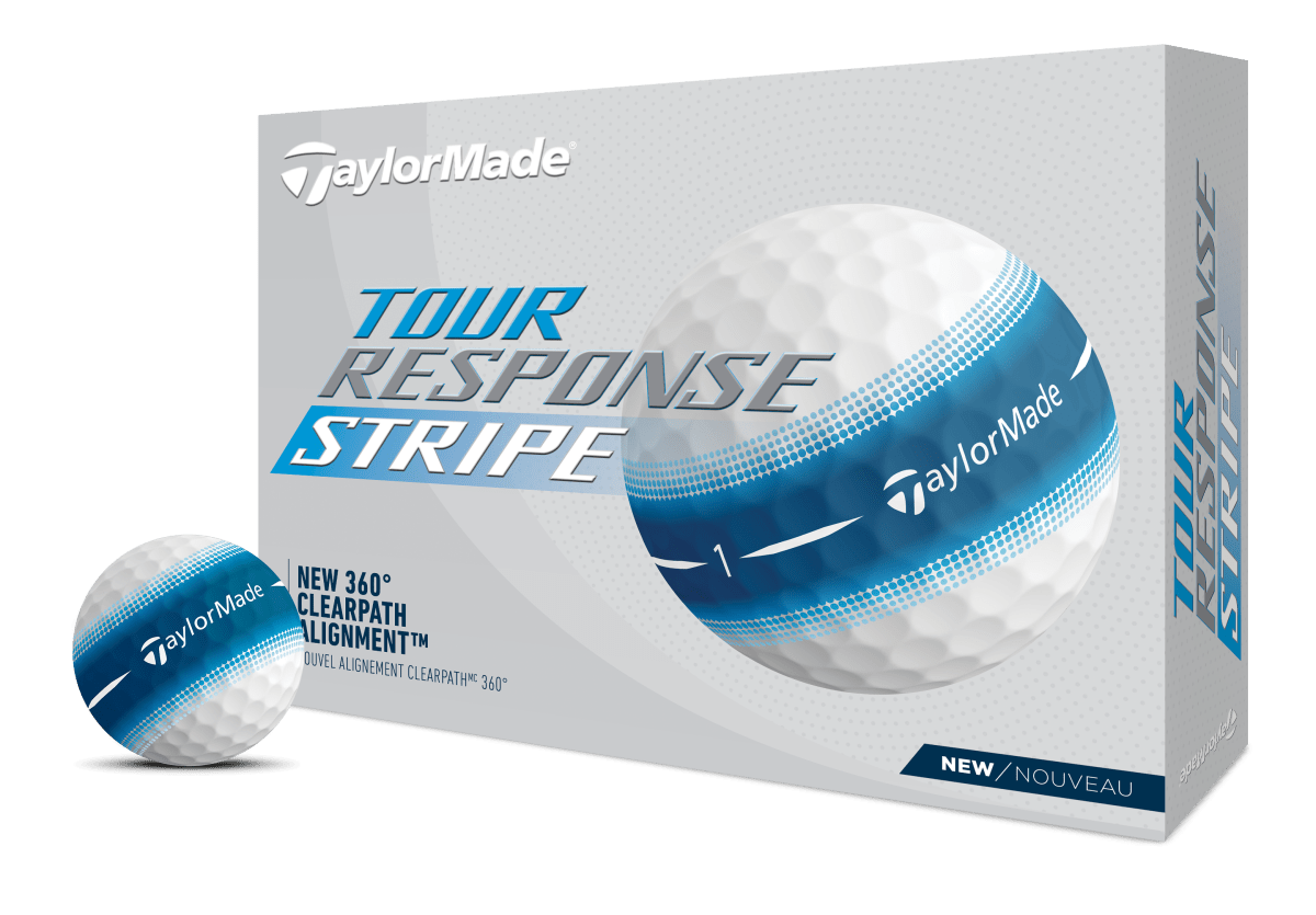 TaylorMade Tour Response Stripe Blue Golf Balls - TaylorMade