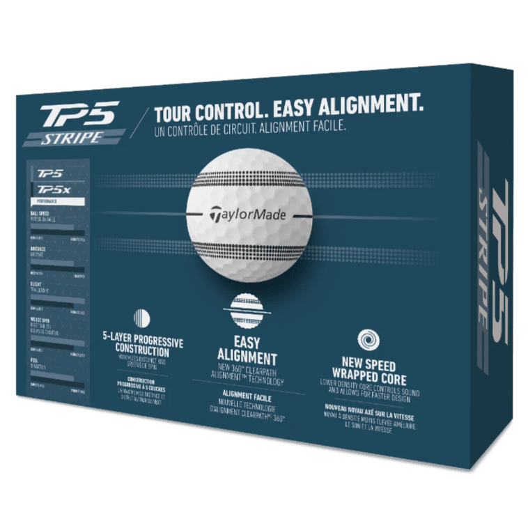 TaylorMade TP5 Stripe Golf Balls - TaylorMade