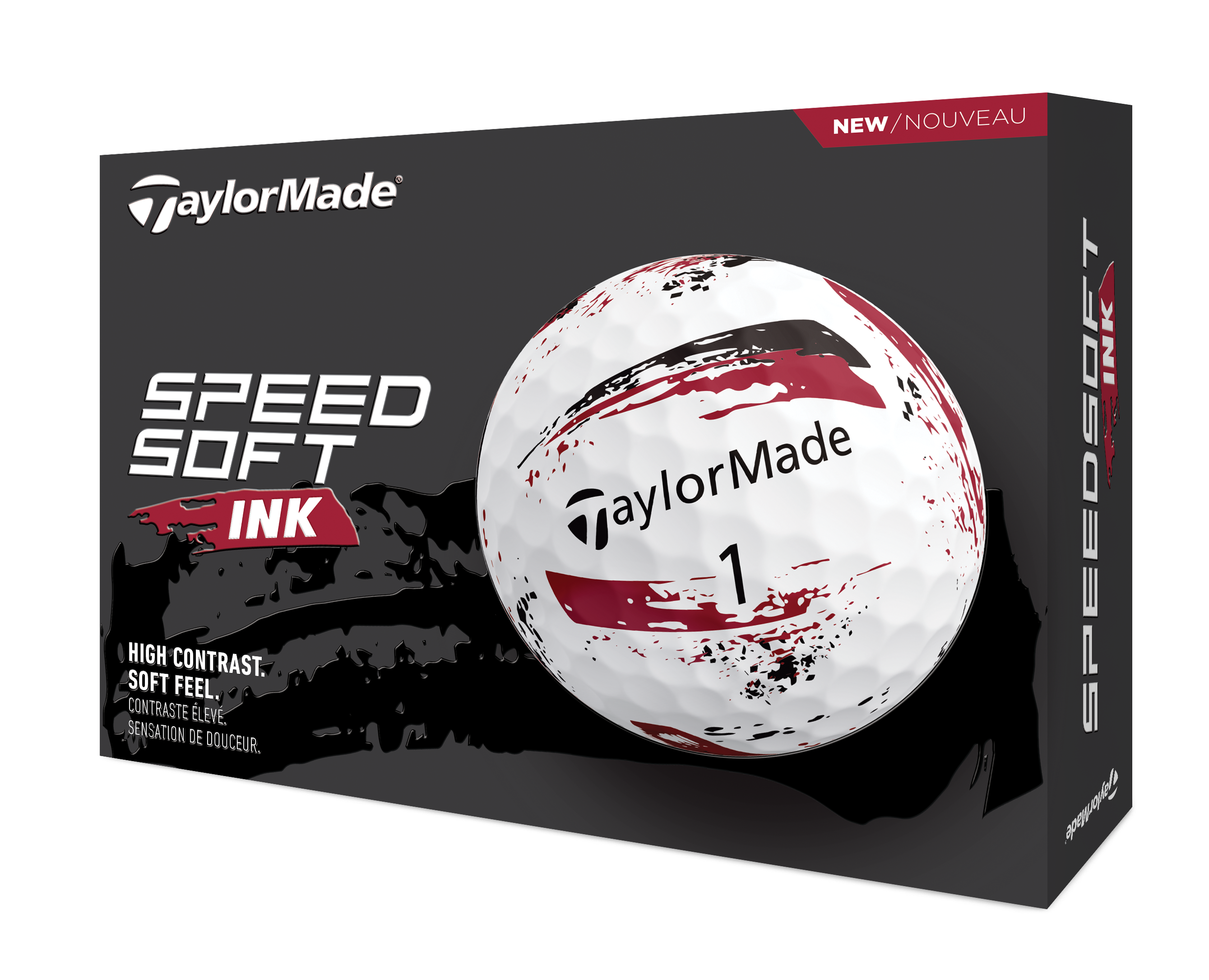 TaylorMade Speedsoft Ink Red Dozen Pack
