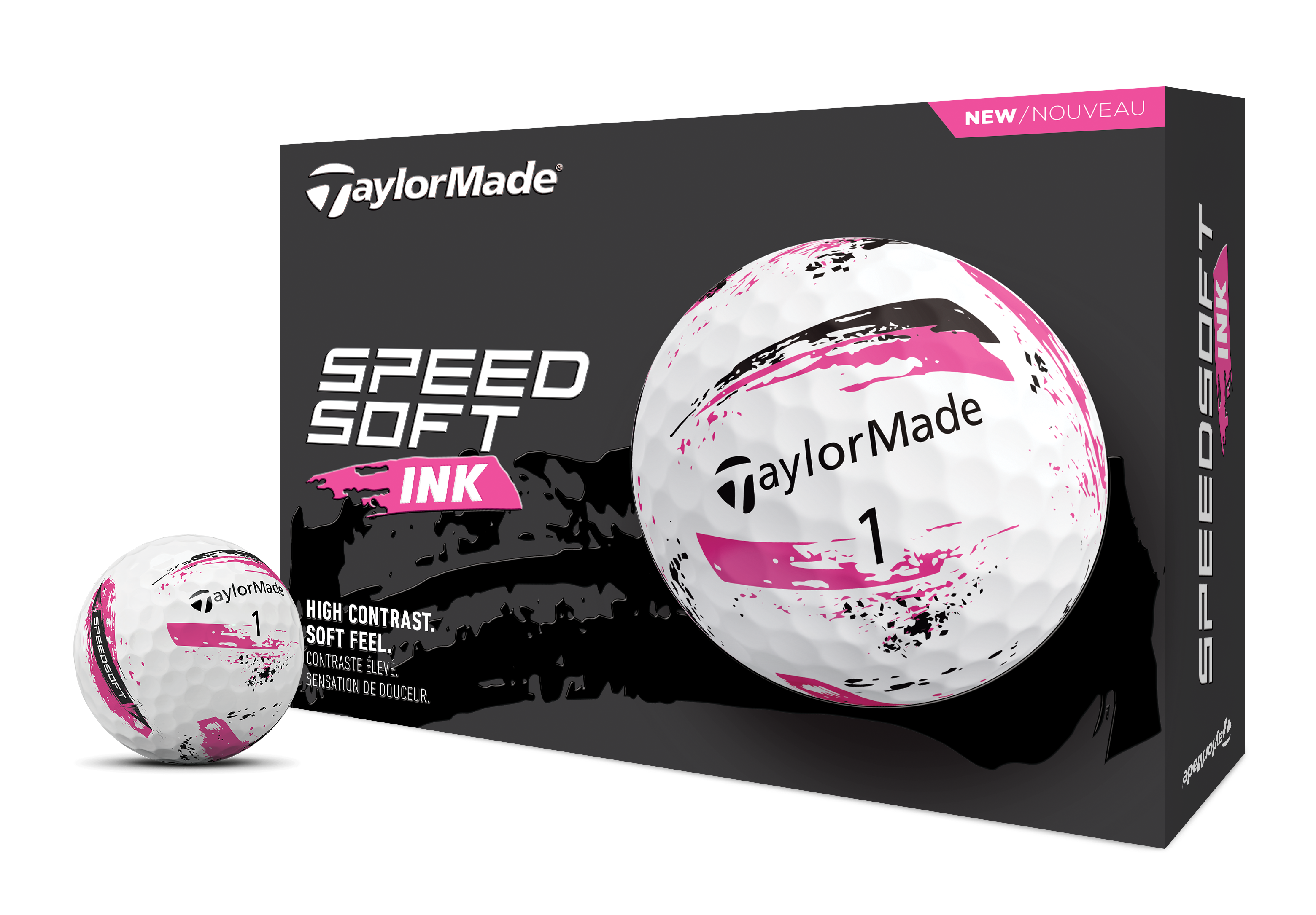 TaylorMade Speedsoft Ink Pink Dozen Pack
