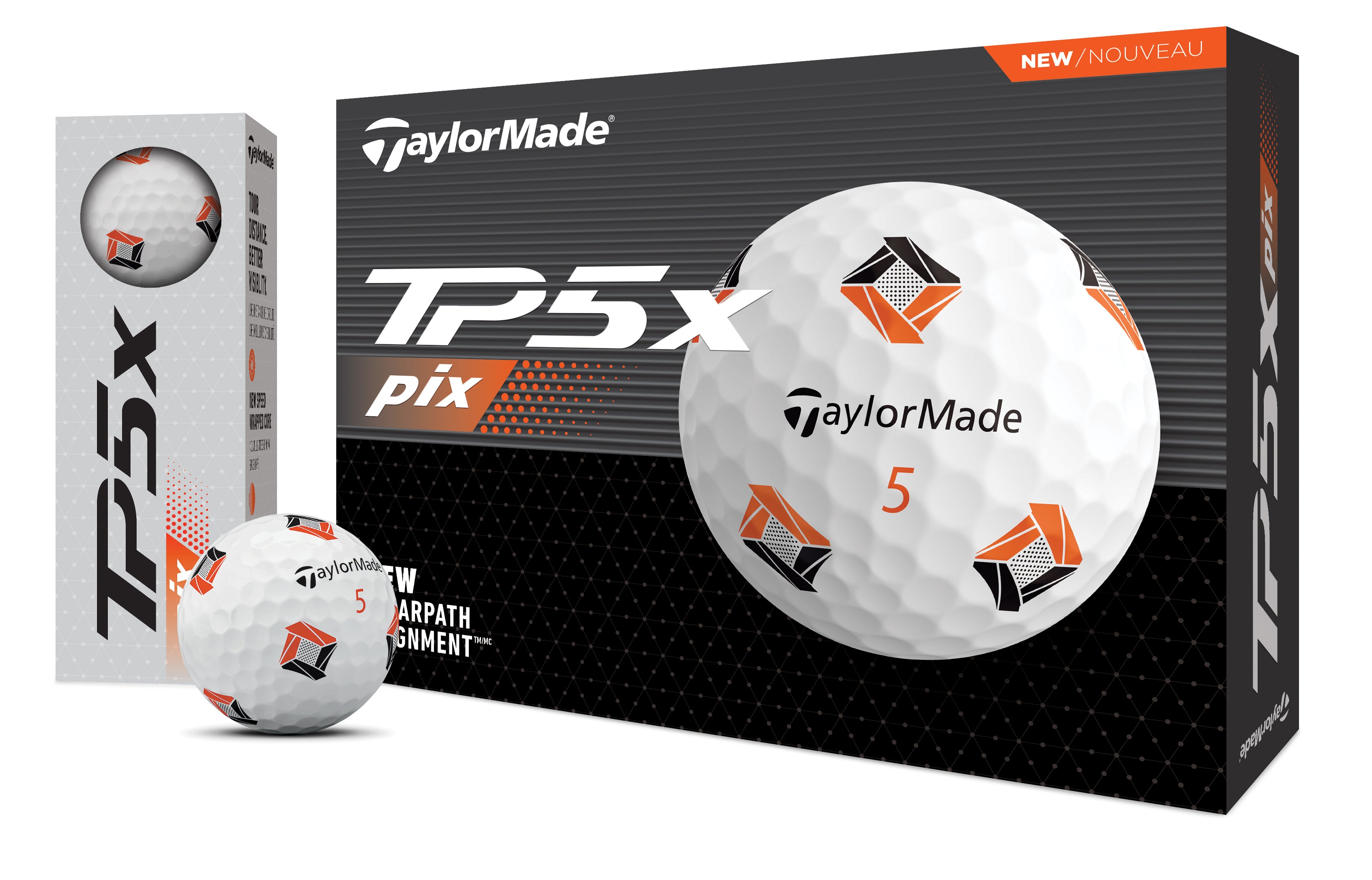 TaylorMade TP5x Pix Golf Balls