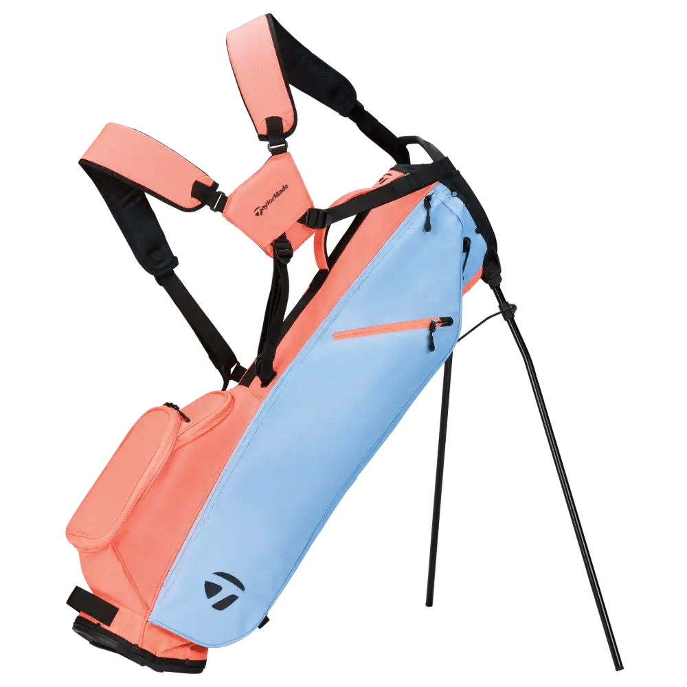 Taylormade Flextech Carry Bag - Light Blue/Coral - TaylorMade