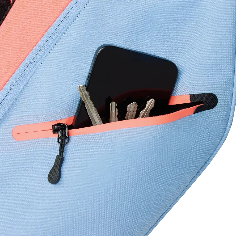 Taylormade Flextech Carry Bag - Light Blue/Coral