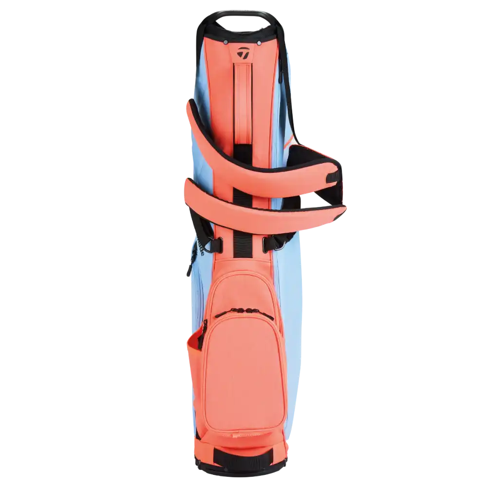 Taylormade Flextech Carry Bag - Light Blue/Coral