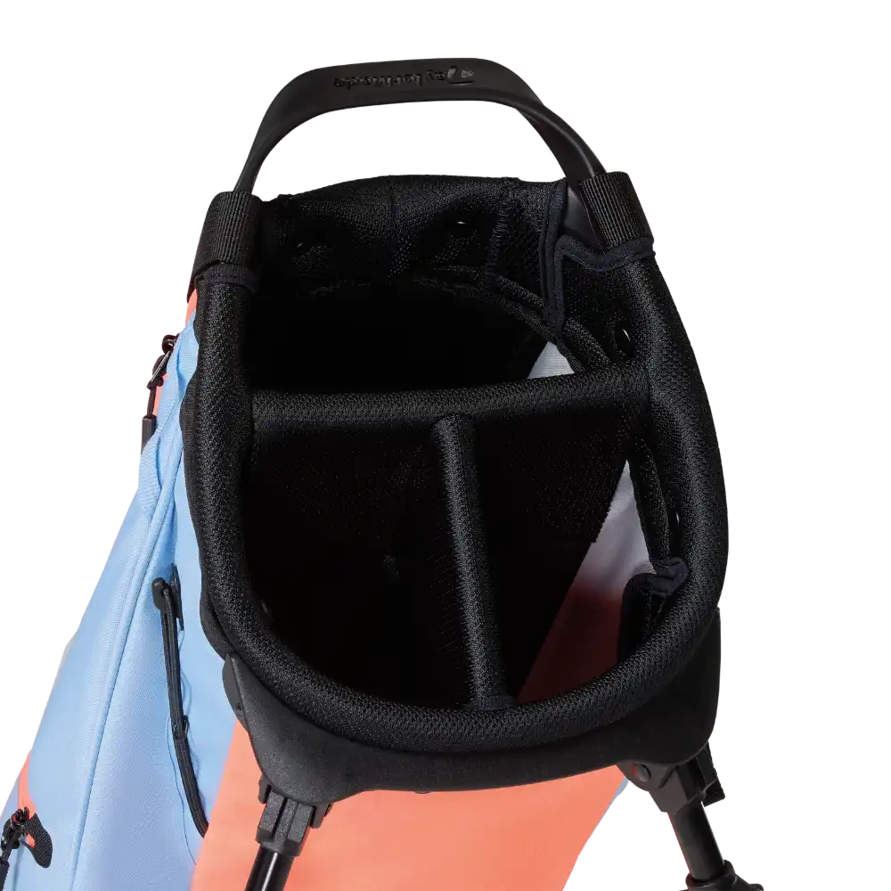 Taylormade Flextech Carry Bag - Light Blue/Coral