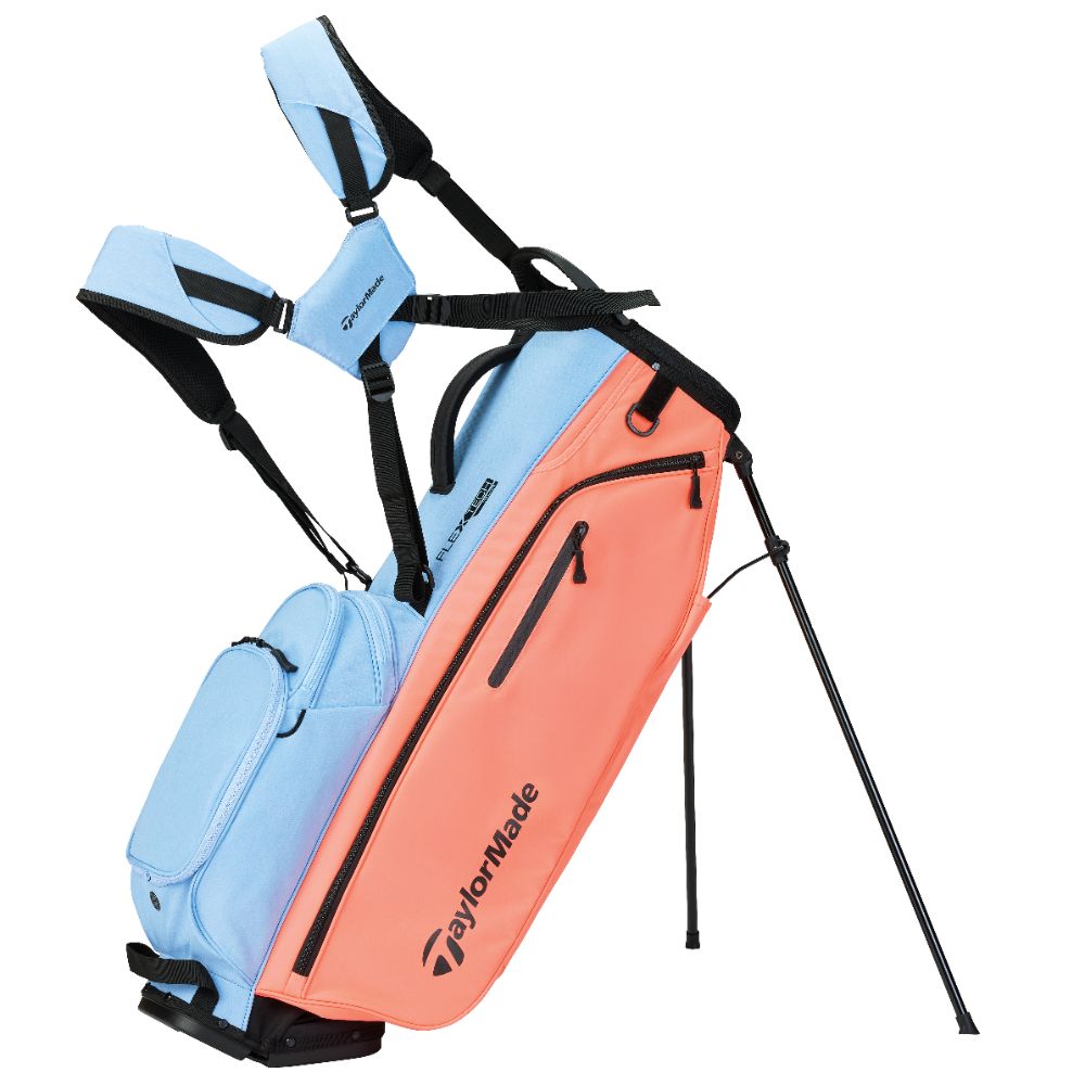 Taylormade Flextech Crossover Stand Bag - Light Blue/Coral